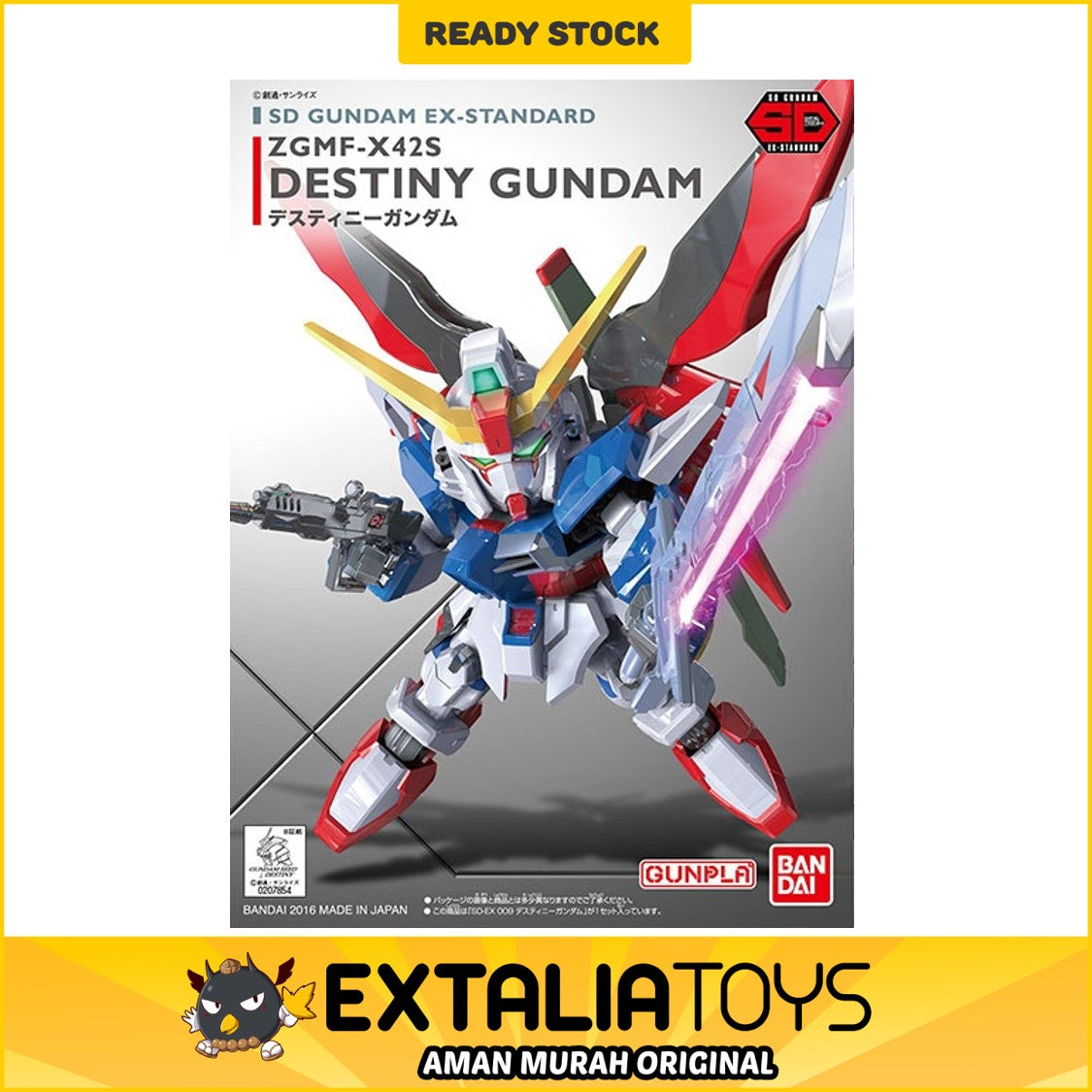 BANDAI SD GUNDAM EX-STANDARD DESTINY GUNDAM BANDAI SD GUNDAM EX-STANDARD DESTINY GUNDAM